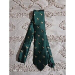 Barry Wang Jacquard Silk Dinosaur Tie